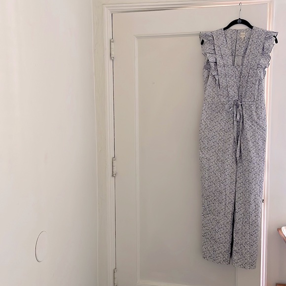 La Vie Rebecca Taylor Meadow Floral Jumpsuit Size Small - Picture 6 of 6